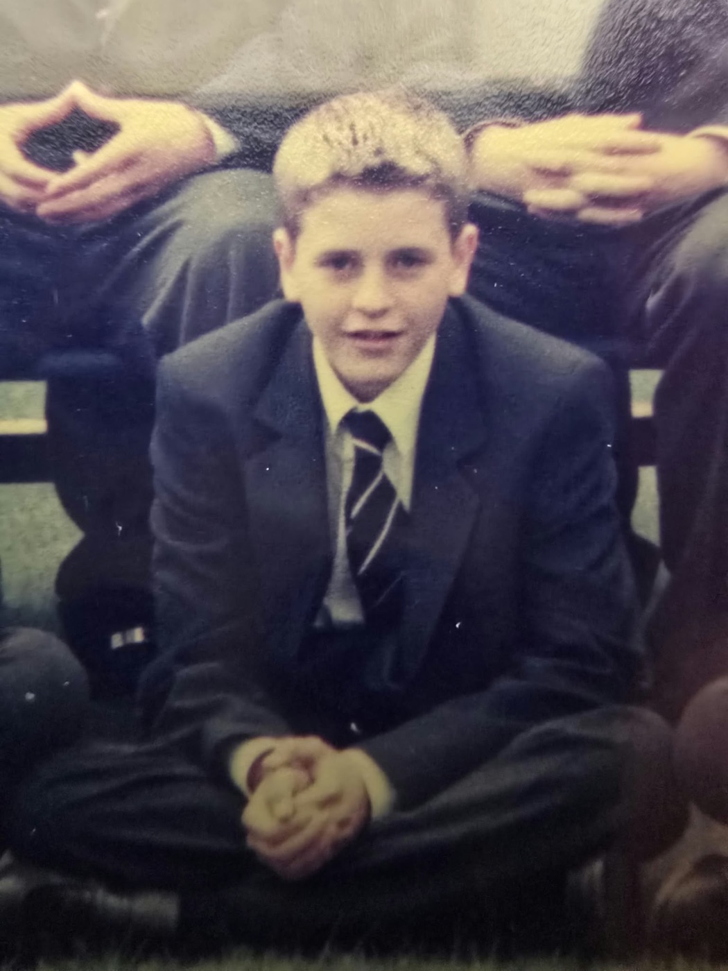 Seán as a schoolboy